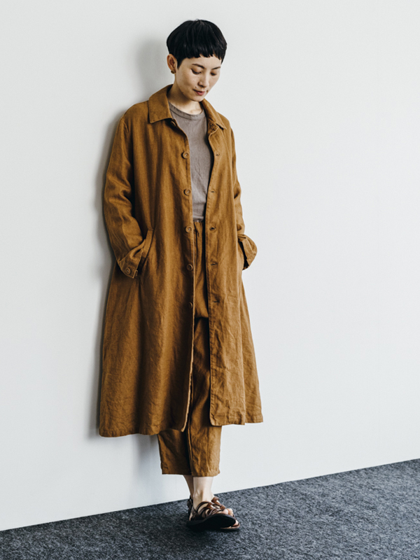 デルフィーナコート – fog linen work｜フォグリネンワーク 